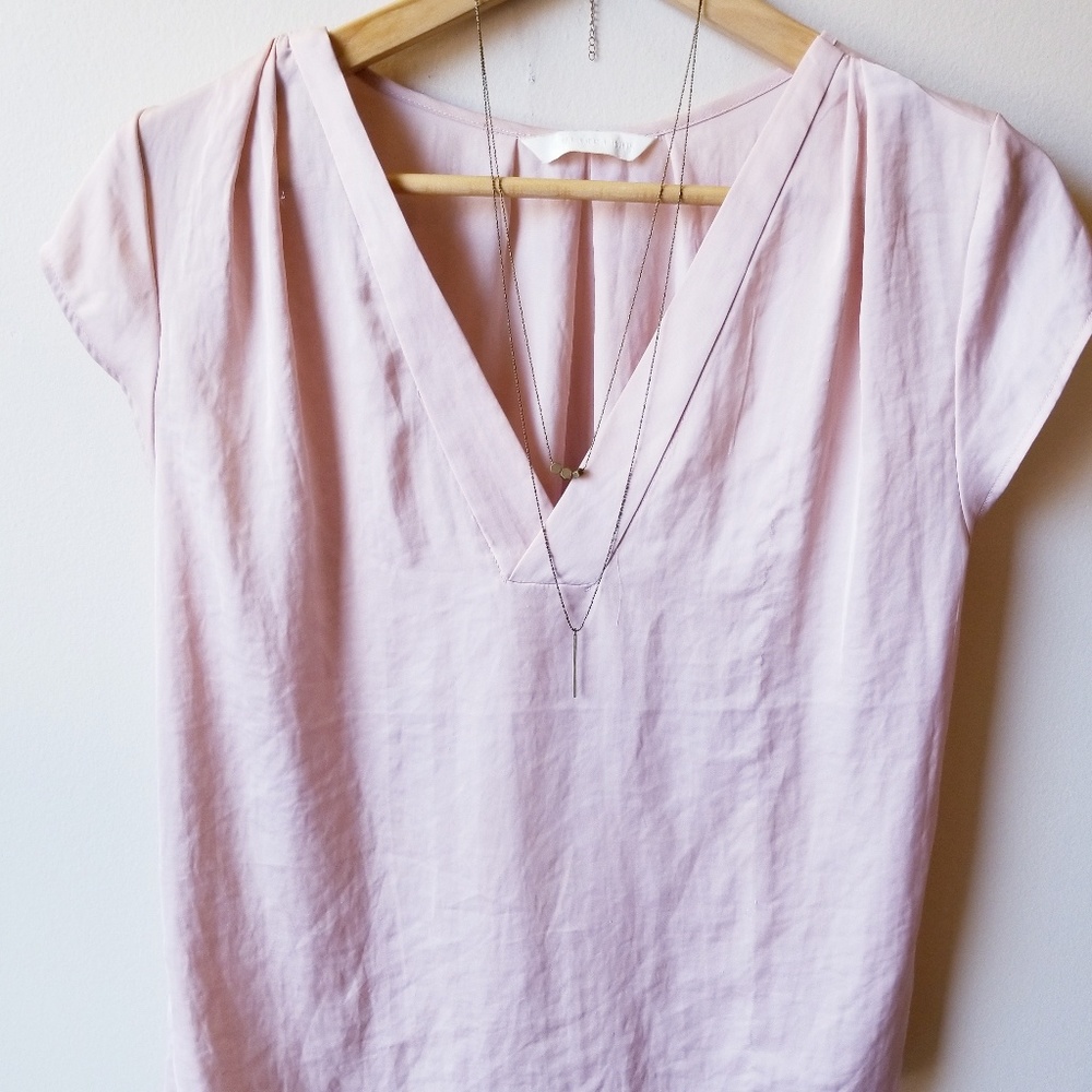 🌻 H&M Conscious Blush Pink Top